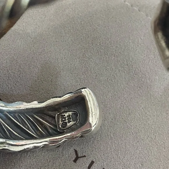 David Yurman Cuff Diamond Authentic - Picture 5 of 5